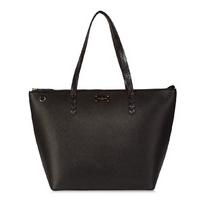 Pauls Boutique-Handbags - Connor Crosshatch Large Bag - Black