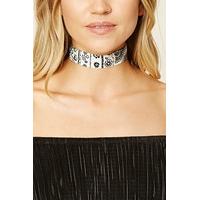 paisley print bandana choker