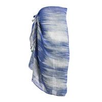 Palme Dark Blue Sarong Cotton Tie and Dye