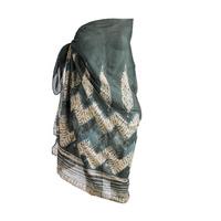 Palme Dark Green Sarong Cotton Prints