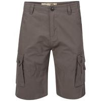 patterson cotton cargo shorts in grey tokyo laundry