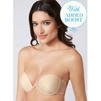 Padded backless strapless bra