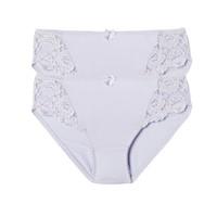 pack of 2 euphonie lace and microfibre briefs