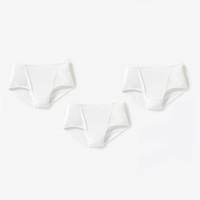 Pack of 3 Briefs with Picot Trim