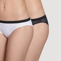 pack of 2 les pockets microfibre briefs