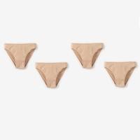 pack of 4 feel sensationnal high cut briefs