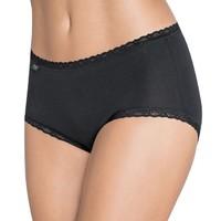 Pack of 3 x 24/7 Cotton Lace Midi Briefs