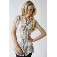 Paprika Butterfly Bow Blouse