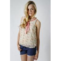 Paprika Butterfly Ribbon Blouse