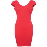 Paprika Bodycon Dress with Sequin Bow