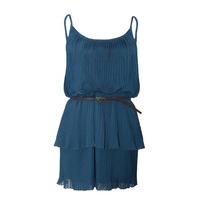 paprika tie shoulder pleat dress