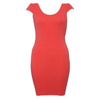 Paprika Bow Back Jersey Dress