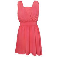 Paprika Two Layered Chiffon Dress