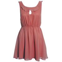 Paprika Keyhole Front Dress