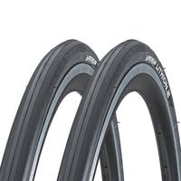 Pair Michelin Lithion 2 Folding Road Tyres & Vittoria Innertubes.