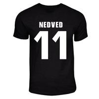 pavel nedved juventus hero t shirt black