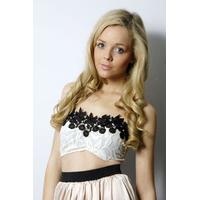 Paprika Lace Bandeau Top