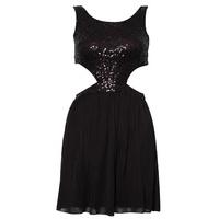 Paprika Cut Out Sequin Dress