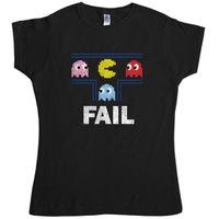 Pac Man Fail Womens T Shirt