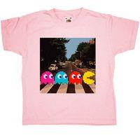 Pac Man Kid\'s T Shirt - Pac Man Abbey Road