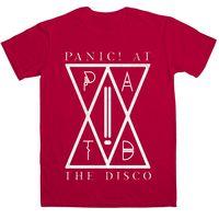 Panic At The Disco T Shirt - Patd Red