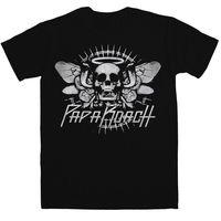 papa roach t shirt cobra skull