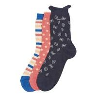 Parade Decorative Socks Pack of 3 Pairs Ink