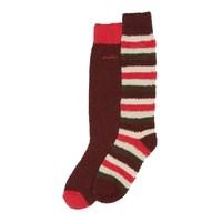 Park Fluffy Socks Pack of 2 Pairs Port