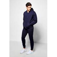 Panel Tracksuit - navy