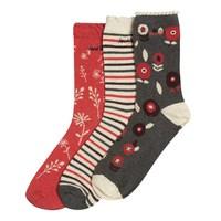 parade classic printed sock 3 pack soot