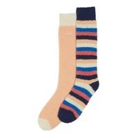 park fluffy socks pack of 2 pairs apricot