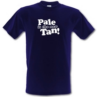 pale is the new tan male t shirt