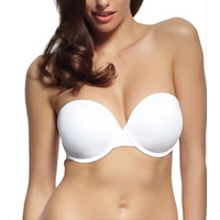 Panache Superbra Porcelain, White U/W Moulded Strapless Bra