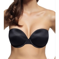 Panache Superbra Porcelain, Black U/W Moulded Strapless Bra