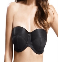 Panache Superbra Evie, Black U/W Moulded Strapless Bra