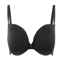 Panache Cleo Neve, Black Panache Cleo Moulded Plunge T.shirt Bra, Black