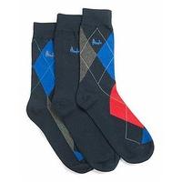 Pack of Three Argyle Socks