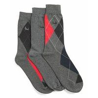 Pack of Three Argyle Socks