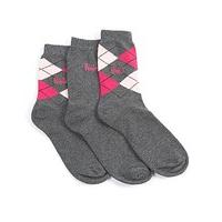 Pack of Three Argyle Socks