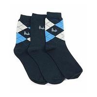 Pack of Three Argyle Socks