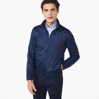 Packable Nylon Silk Jacket - Persian Blue