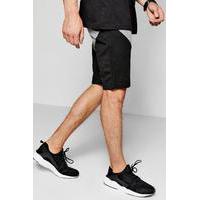 Panel Jersey Shorts - black