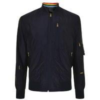 PAUL SMITH Stripe Trim Bomber Jacket