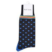 PAUL SMITH Stripe Trim Polka Dot Socks