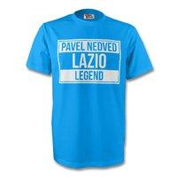 pavel nedved lazio legend tee sky blue kids