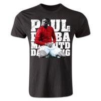 paul pogba manchester united player t shirt black kids