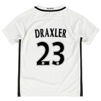 Paris Saint-Germain Third Shirt 2016-17 - Kids with Draxler 23 printin, White