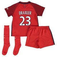 Paris Saint-Germain Away Kit 2016-17 - Little Kids with Draxler 23 pri, Red