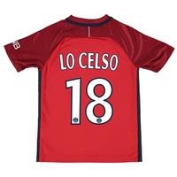 Paris Saint-Germain Away Kit 2016-17 - Little Kids with Lo Celso 18 pr, Red