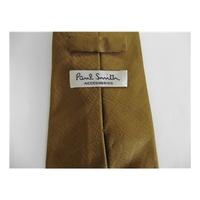 Paul Smith Metallic Bronze Silk Tie